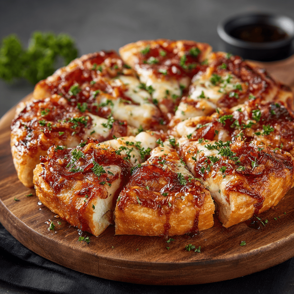 Eine Pizza duftend aus dem Ofen, knusprig und lecker