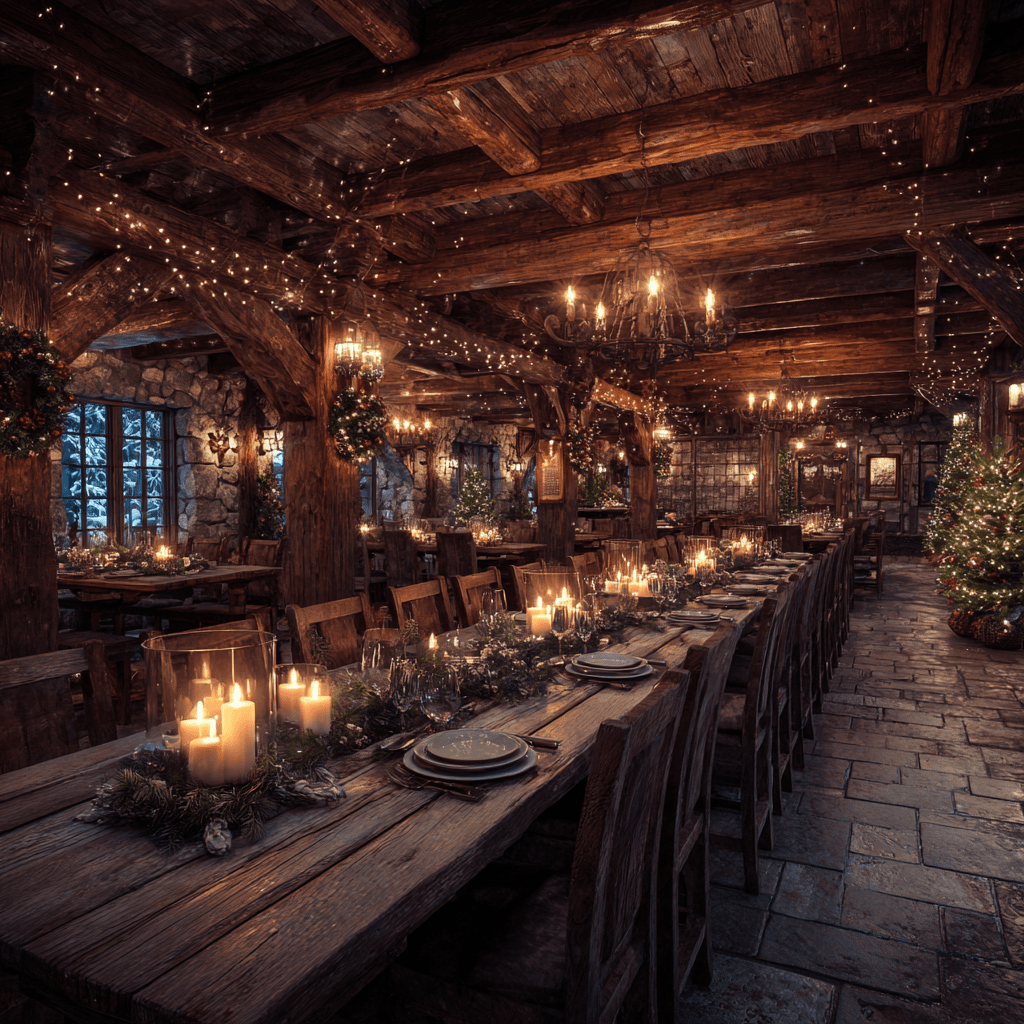 Romantisches Christmas Diner im Universe wo man sich Wohl fühlt bis in die tiefe Nacht hinein.